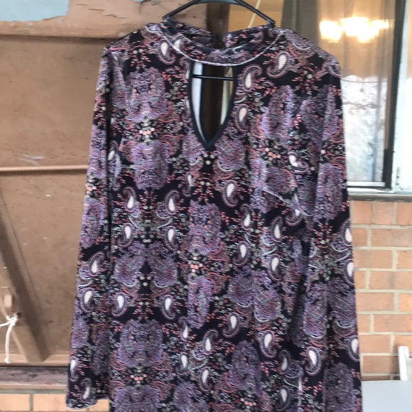 Tops - Paisley printed mini dress or top Tops - Paisley printed mini dress or top